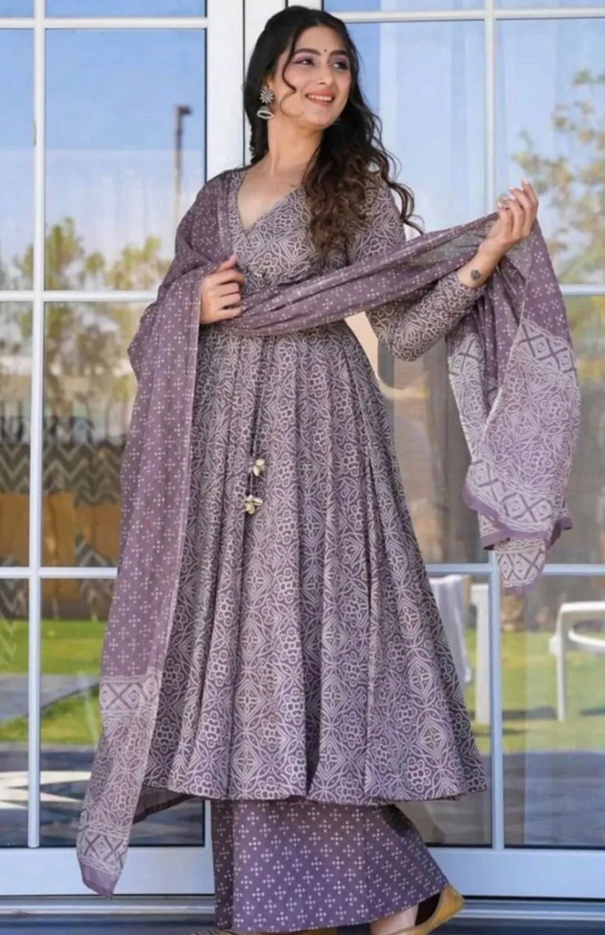 ANARKALI COTTON KURTI