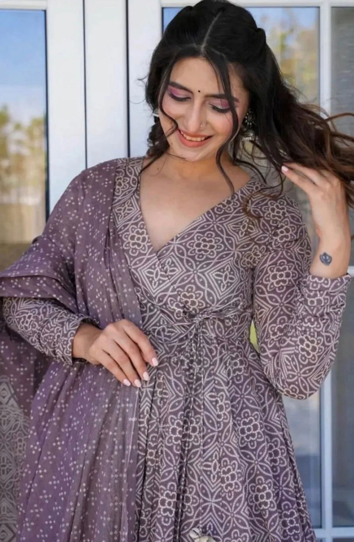 ANARKALI COTTON KURTI