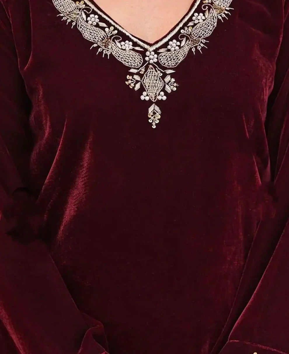 Elegant Velvet 3-Piece Suit